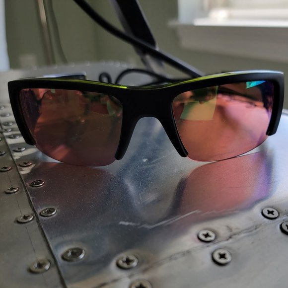 TORCH HOTBOX GOLF BLACK LIME SUNGLASSES WITH POUCH BOX-009-GLF - MADE IN ITALY - Picture 2 of 7